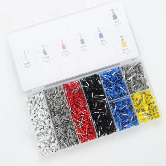 Crimpzange Aderendhülsen Set 36 Arten Kabelschuhe Stecker Werkzeug Crimpzange Aderendhülsen Set 36 Arten Kabelschuhe Stecker Werkzeug