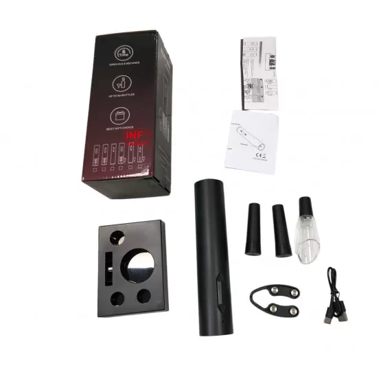 INF Elektrischer Weinöffner Sechs-teiliges Set