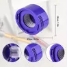 INF Motor-Hinterabdeckung und hinterer HEPA-Filter-Konvertierungssatz, kompatibel mit Dyson V7 und V8