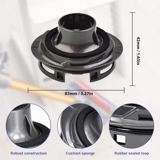 INF Motor-Hinterabdeckung und hinterer HEPA-Filter-Konvertierungssatz, kompatibel mit Dyson V7 und V8