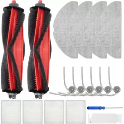 INF Ersatzteil-Kit kompatibel mit Roborock Q7, M5+, L5, L5+ – Hauptbürsten, Seitenbürsten, Filter & Wischpads