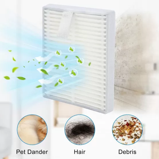 INF Ersatzteil-Kit kompatibel mit Roborock Q7, M5+, L5, L5+ – Hauptbürsten, Seitenbürsten, Filter & Wischpads