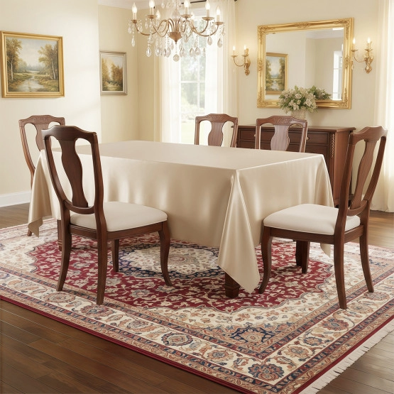 INF Polyester-Tischdecke für Outdoor-Hochzeiten, Bankette & Restaurants –