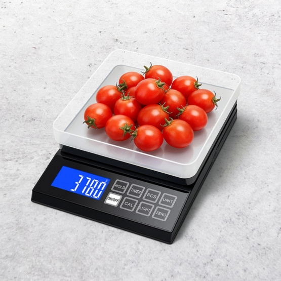 INF Digitale Küchenwaage 10kg/0.1g (Batterie-Version Englisch) — IP67