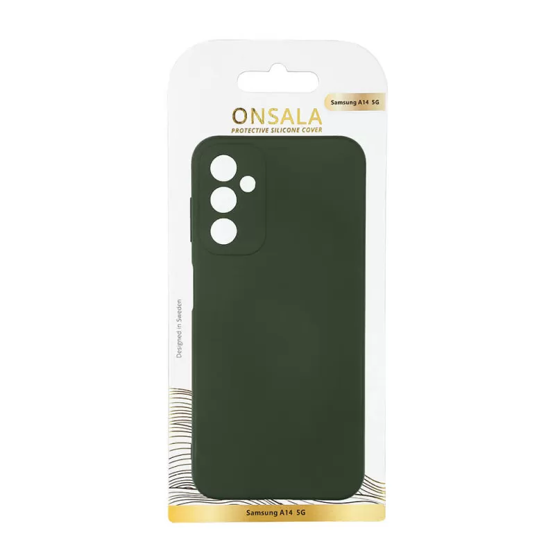INF Handyhlle Silikon Dunkelgrn - Samsung Galaxy A14 5G / A14 4G