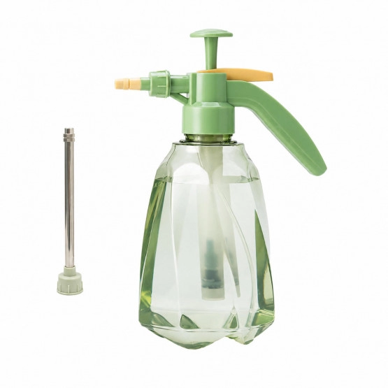 INF Tulip Drucksprüher 2L, grüner PET-Gartensprüher mit zwei Sprühmodi