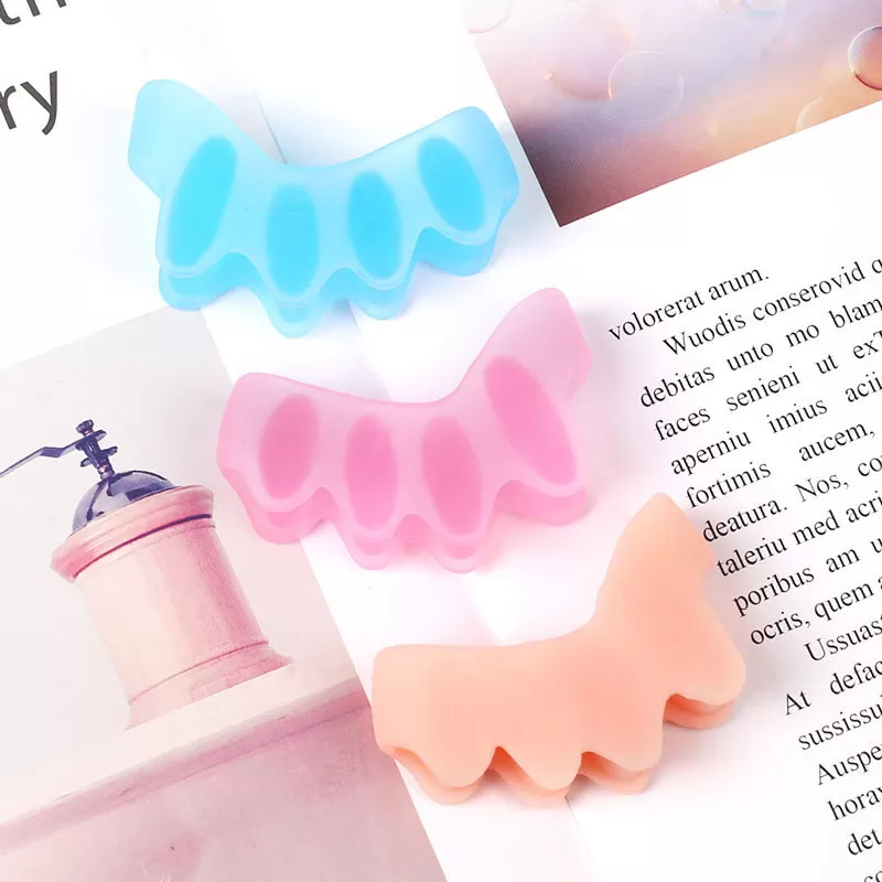 OYZOQ Zehenspreizer Set | 2 Stück Silikon-Korrektur Für Hallux Valgus