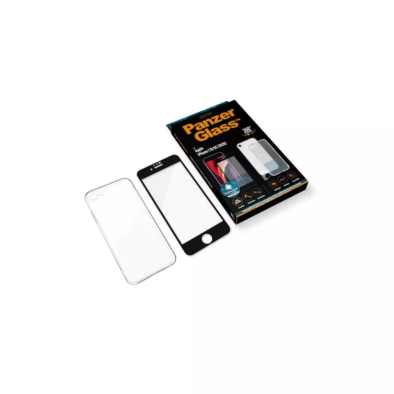 PanzerGlass iPhone SE (2020) / 8/7/6 CF mit PG-Hülle