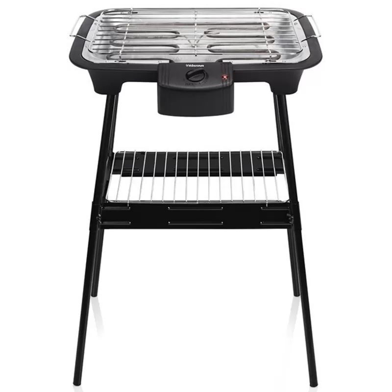 INF Elektrogrill mit Ständer BQ-2883 inkl. Ablage 2000W