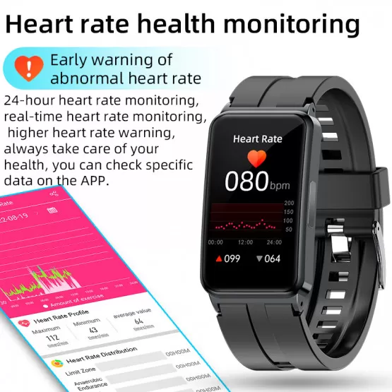 INF Smartwatch Für Herren & Damen – Mit EKG, Puls, Schlafanalyse, 1,47" Display & IP67 Wasserdicht